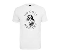 Mister Tee No Guts No Glory Tee T-Shirt Haut Imprimé Blanc Homme Neuf