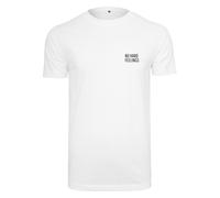 Mister Tee No Hard Feelings Tee T-Shirt Haut Imprimé Déclaration Blanc Hommes
