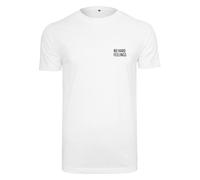 Mister Tee No Hard Feelings Tee T-Shirt Haut Imprimé Déclaration Blanc Hommes