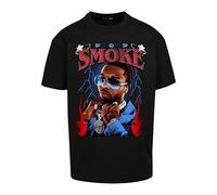 Mister Tee Pop Smoke Faith T-Shirt surdimensionné Noir, Homme
