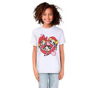 Mister Tee Power Puff Girls Heart Short Sleeve T-Shirt 158-164 cm
