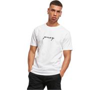 Mister Tee Pray EMB T-Shirt Haut Basique Écriture Broderie Avant