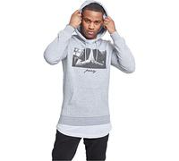 Mister Tee Pray Hoody Sweat à Capuche Homme, Heather Grey, S