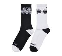 Mister Tee Principaux City 069 Chaussettes 2-Pack 35-50 Motif Francfort Ville