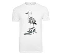 Mister Tee Seagull Sneakers Tee T-Shirt Möwe Dans Sneakers Runnerbird Laufvogel
