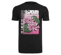 Mister Tee Shirt Lotus Flower Tee pour Homme, 100% Coton, Noir, Taille XL
