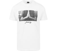 Mister Tee Homme Pray T Shirt, Blanc, S
