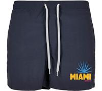 Mister Tee Short de bain Miami Beach Swimshorts Navy L