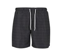 Mister Tee Shorts de bain 'Fuck You' noir / blanc, Taille M