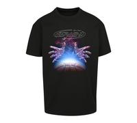 Mister Tee Space Ball Oversize Tee T-Shirt Noir Basketball Flashlight