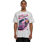 Mister Tee Speed Heavy Oversize Tee T-Shirt, White, XS Homme