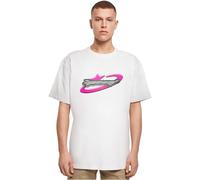 Mister Tee Speed Logo Tee T-Shirt, White, XXL Homme