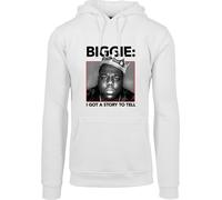 Mister Tee Sweat à capuche Biggie Crown White S
