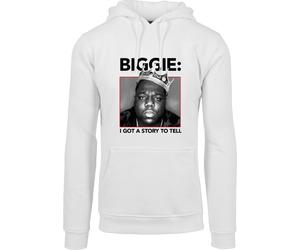 Mister Tee Sweat à capuche Biggie Crown White XS