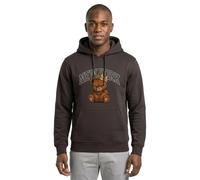 Mister Tee Sweat-shirt 'NY Crowned Bear' marron / or / noir / blanc, Taille XXL