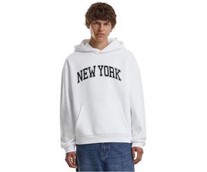 Mister Tee Sweat à Capuche New York Fluffy, Blanc., M