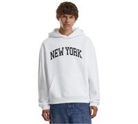 Mister Tee Sweat à Capuche New York Fluffy, Blanc., S