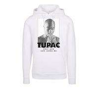 Mister Tee Sweat-shirt '2Pac Prayer' gris/noir/blanc Taille S