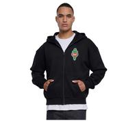 Sweatshirt Ã capuche zippÃ© lourde oversize Upscale Santa Monica Noir S