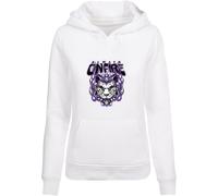 Mister Tee Sweat-shirt 'Always On Fire' gris / violet foncé / noir / blanc, Taille L