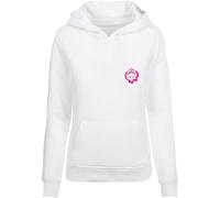 Mister Tee Sweat-shirt 'Everything's Nice' rose / blanc, Taille XS