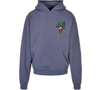 Mister Tee Sweat-shirt 'Flamingo' bleu nuit / jaune / vert clair / rose clair, Taille L
