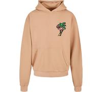 Mister Tee Sweat-shirt 'Flamingo' camel / vert / rose / noir, Taille L