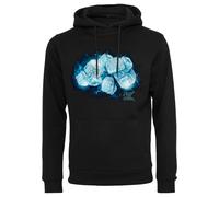 Mister Tee Sweat-shirt 'Ice Rings' bleu / noir, Taille XL