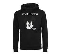 Mister Tee Sweat-shirt 'Mickey Japanese' noir / blanc, Taille L