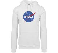 Mister Tee NASA Hoodie Sweat à Capuche Homme, White, XS