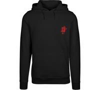 Mister Tee Sweat-shirt 'Negroni Please' rouge sang / noir, Taille M
