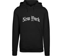 Mister Tee New York Wording Hoodie Noir L Homme