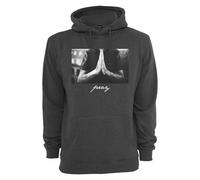Mister Tee Sweat-shirt 'Pray' gris basalte / gris clair, Taille XL