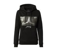 Mister Tee Sweat-shirt 'Pray' gris clair / noir / blanc, Taille XL