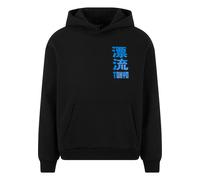 Mister Tee Sweat-shirt 'Tokyo Drifting' bleu roi / noir / blanc, Taille M