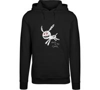 Mister Tee Sweat-shirt 'Walk In The Dark' rouge / noir / blanc, Taille XS