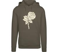 Mister Tee Sweat-shirt 'Wasted Youth' ivoire / olive, Taille M