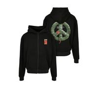 Mister Tee Sweat zippé à Capuche avec Fermeture Éclair Noir Taille XL T-Shirt, Homme