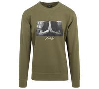 Mister Tee Sweatshirt Col Rond Manches Longues Pullover Coton Charcoal