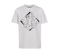 Mister Tee T-Shirt '101 Dalmatiner Couple' jaune / corail / noir / blanc naturel, Taille 110-116