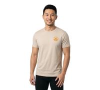 Mister Tee T-Shirt 'Beach Paradise' sable / vert / orange / rouge, Taille XXL