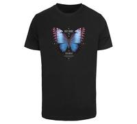 T-shirt Mister Tee Become the Change Butterfly Noir M