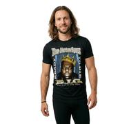 Mister Tee T-shirt Biggie Crown oversize manches courtes noir L homme