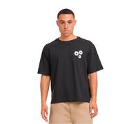 Mister Tee T-shirt à Manches Courtes Bold Flowers Cropped Oversized