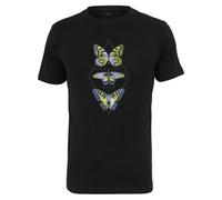 Mister Tee T-shirt à Manches Courtes Butterfly Night