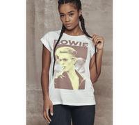 Mister Tee T-shirt femme David Bowie Blanc XL