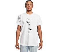 Mister Tee T-Shirt 'Depresso' noir / blanc, Taille 4XL