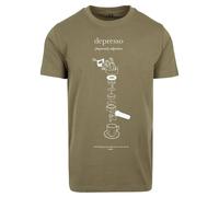 T-shirt Mister Tee Depresso Vert XL