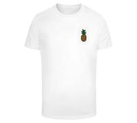 T-shirt Mister Tee Enjoy Pineapple Blanc M