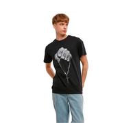 Mister Tee T-shirt Faith Meets Strength MT3769 Noir Taille M